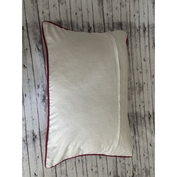 Alice Tait New York City Map Printed Embroidered Pillow Feather Filled 13” X 20” - Picture 9 of 15